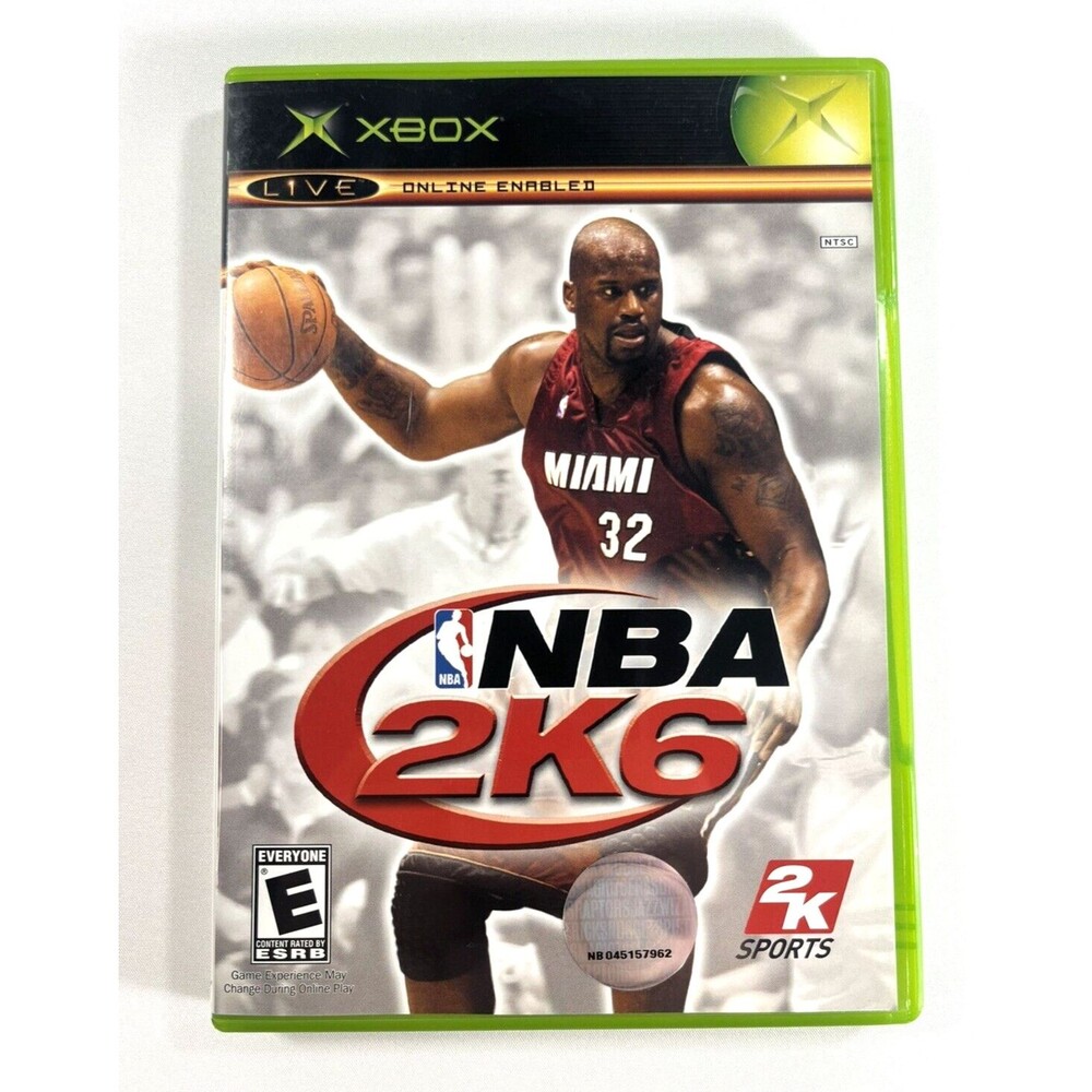 NBA 2K6 Microsoft Xbox 2005 2K Sports Complete with Manual Tested